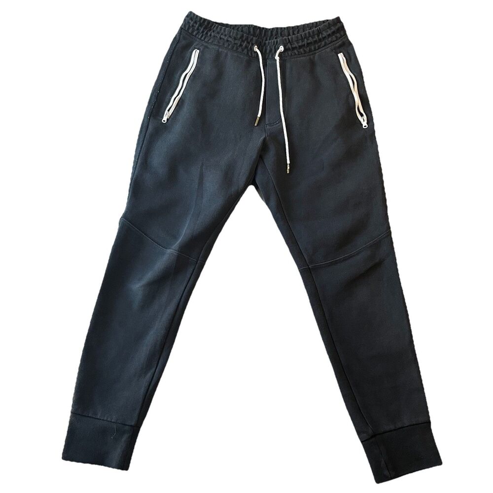 American Eagle Black Active AE Joggers Sweatpants Pants Men's Size S Drawstring